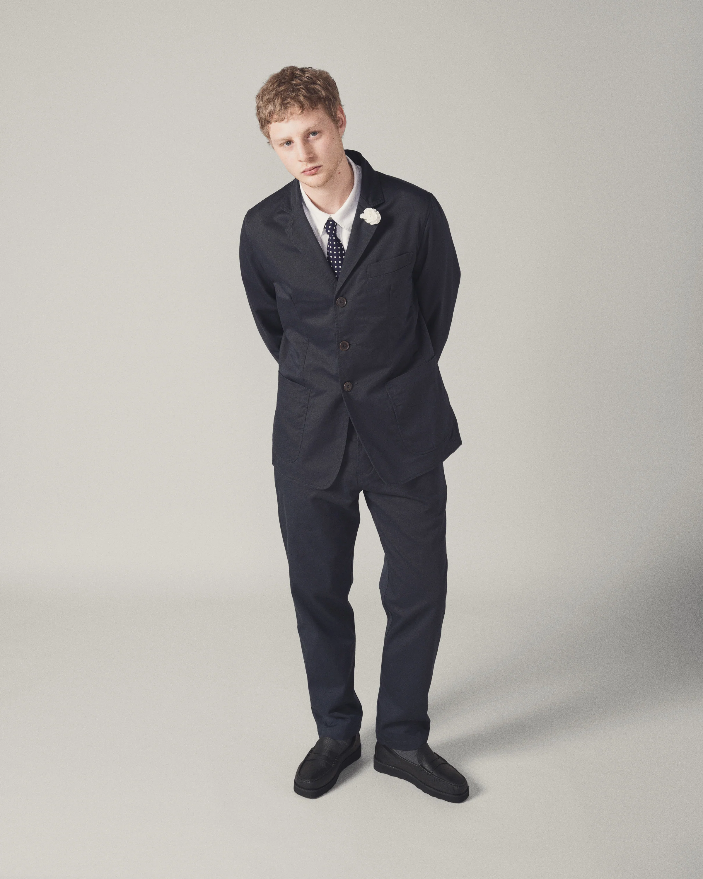 Navy Twill Military Chino - Image 8